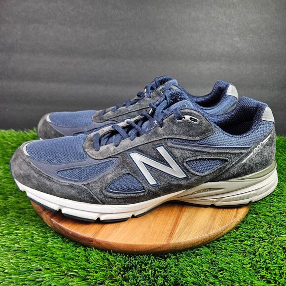 New Balance 990v4 Shoes Mens Size 15 D Blue Suede Running Sneakers M990NV4 main image 9